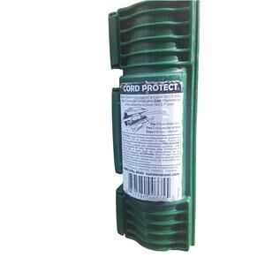 Green Plastic Cord Protect Twist and Seal Connect Extension Cords Outdoors